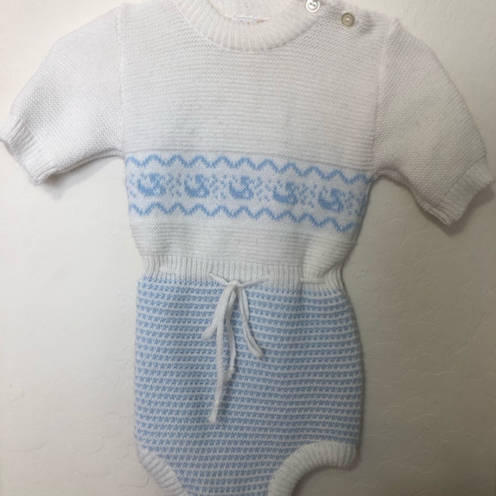 Vintage sweater onesie